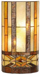 Aplica Tiffany metal sticla 20x11x36 cm 