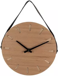 Ceas perete mdf maro 30x4 cm 
