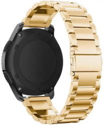 Curea metalica Smartwatch Samsung Galaxy Watch 4 Watch 4 Classic Gear S2 iUni 20 mm Otel Inoxidabil Gold 