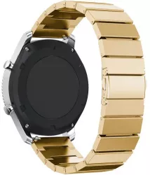Curea pentru Smartwatch Samsung Galaxy Watch 4 Watch 4 Classic Gear S2 iUni 20 mm Otel Inoxidabil Gold Link Bracelet 