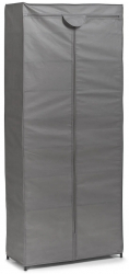 Dulap textil pentru pantofi Zeller metal/textil 66x30x156 cm gri 