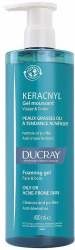 Gel spumant de curatare pentru fata si corp Ducray Keracnyl Unisex 400 ml