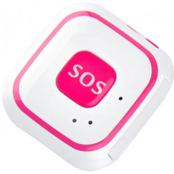 Mini GPS Tracker GSM iUni V29 SOS GPS+LBS+WIFI copii si varstnici Roz 