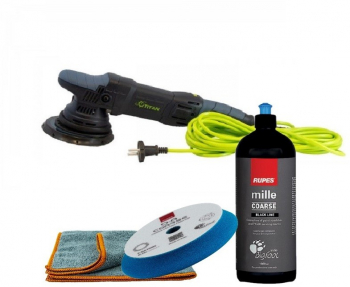 Set masina polish Titan TDA15 pasta polish black line si burete Rupes defecte grave 1l TDA15-RB-2 