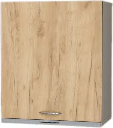 Corp superior de bucatarie pentru hota Sani Modest H-60x30x68cm Alb si Stejar Kraft 