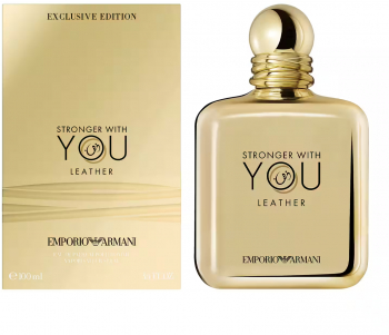Apa de Parfum Armani Stronger with You Leather Barbati 100 ml 