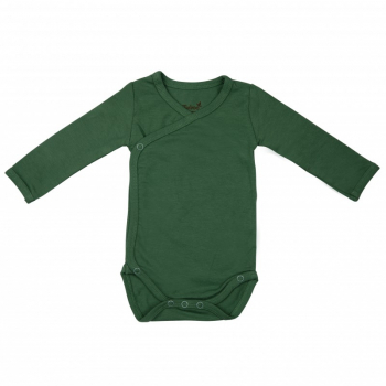 Body cu Maneca Lunga din Bambus Aspen Green 50-56 