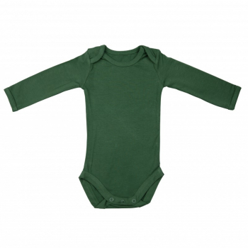 Body cu Maneca Lunga din Bambus Aspen Green 74-80 