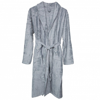 Halat de Baie Frotir din Bambus pentru Adulti M Moon Blue 