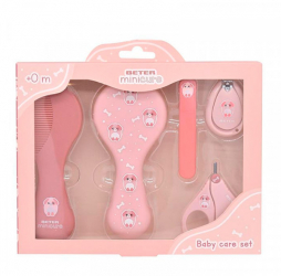 Set pentru ingrijirea bebelusilor Beter Mini Cure Baby Care Roz 