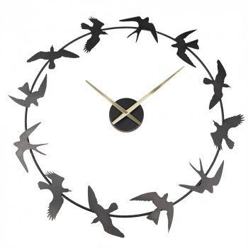 Ceas perete metal Birds 69x4x66 cm 