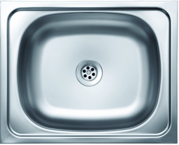Chiuveta pentru bucatarie N104 inox 50 x 40 cm finisaj satinat 