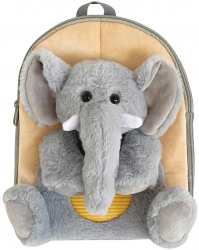 Ghiozdan S-cool gradinita 23x8x28 cm Baby Animals Elephant 
