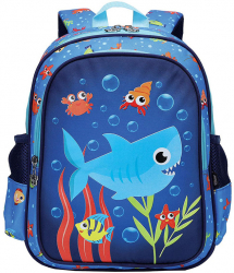 Ghiozdan S-cool gradinita 33x27x15 cm Shark 