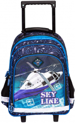 Ghiozdan S-cool trolley 38x29x14 cm Sky Line 