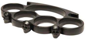 Pumnal tip box rozeta autoaparare model craniu negru 