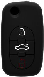 Husa pentru cheie Audi RS4 Allroad S8 Quattro Car Key Case X1756 Black 
