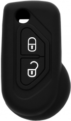 Carcasa de protectie compatibila cu cheie Citroen Berlingo Silicon C1 C2 C3 Car Key Case H833 Negru 