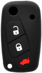 Husa pentru cheie Fiat Bravo Punto Linea/Lancia Car Key Case E202 Black 
