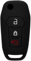Husa pentru cheie Ford F-150 Figo F-250 Ranger F-350 X1733 Black 