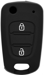 Husa pentru cheie Hyundai Elantra/Kia Picanto Car Key Case X1705 Black 
