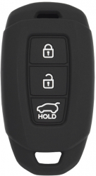 Husa pentru cheie Hyundai Kona i30 Veloster Pelisade Car Key Case X678 Black 