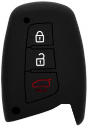 Husa pentru cheie Hyundai Santa Fe ix45 Azera Car Key Case X1701 Black 