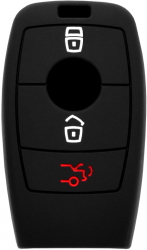 Carcasa de protectie compatibila cu cheie Mercedes-Benz GLA-Class Silicon GLC-Class/Maybach H711 Negru 