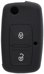 Husa pentru cheie VW Scirocco Lupo/Skoda Octavia/Seat Cordoba Car Key Case X1604 Black 