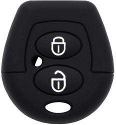 Carcasa de protectie compatibila cu cheie VW Transporter/Skoda/Seat Silicon Car Key Case H551 Negru 