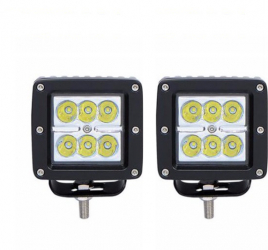 Set 2 x proiectoare auto 130W/set LED 10/30V 6500K 