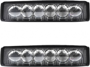 Set 2 x proiectoare auto 96W/set LED lupa 10/30V 