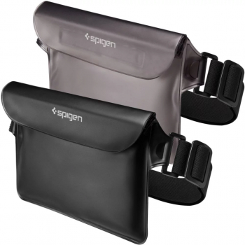 Set de borsete subacvatice Evolium pentru telefon mobil si accesorii cu centura reglabila dimensiuni 22 x 15 cm Negru 