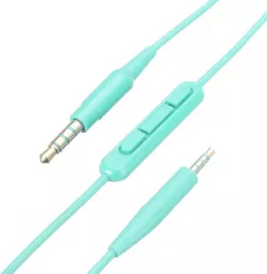 Cablu audio de 1.50m cu microfon pentru casti Bose QuietComfort 35/35 II QC35 / 25 / OE2/i / AE2 / Soundlink and SoundTrue - Verde 