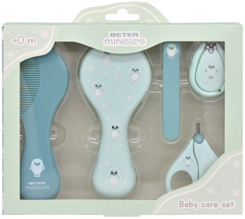 Set pentru ingrijirea bebelusilor Beter Mini Cure Baby Care Albastru 