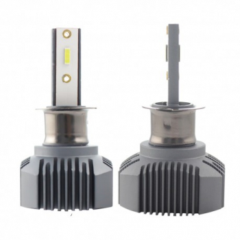 Set 2 LED-uri Auto Techstar® S1 H3 40w 4000 Lumeni 6500K AUTO 12-24 Volti CSP Canbus Radiator Alumin 