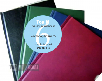 Pachet 10 buc Coperti de diploma blank 6 CULORI posibile 