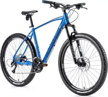 Bicicleta MTB 27.5 inch Leader Fox Sonora cadru 20 inch 24 viteze furca Zoom hidraulica frana hidraulica blue 