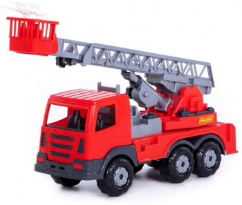 Camion pompieri cu elevator Supertruck 45x16.5x26 cm Polesie 