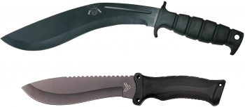 Set de vanatoare IdeallStore and reg Kukri Madness maceta si cutit negru teaca inclusa 
