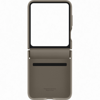 Husa telefon SAMSUNG Flap Eco-Leather Case pentru Galaxy Z Flip 5 Etoupe 