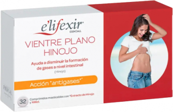 Comprimate cu fenicul ce reduc formarea de gaze la nivel intestinal ELifexir Flat Belly Fennel 32 comprimate 