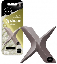 Odorizant auto Aroma Car X Shape Silver 