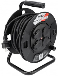 Prelungitor pe tambur Yato 30 m IP44 3x1.5 mmp 4 prize 230V 16A 