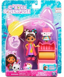 Set 3 figurine interactive Spin Master Gabbys Dollhouse Art Studio cu accesorii 3 ani+ 
