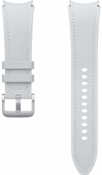 Curea smartwatch Samsung Hybrid Eco-Leather Band pentru Galaxy Watch 6 M/L Silver 