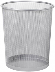Cos metalic pentru birou Memoris-Precious 15 l argintiu