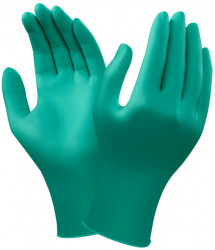 Manusi Ansell nitril nepudrate 0.12 mm 240 mm verzi 100 bucati/cutie marime 8 