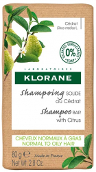 Sampon solid formulat pentru a ajuta la controlul excesului de sebum imbogatit cu Citrice Klorane Unisex 80 gr 
