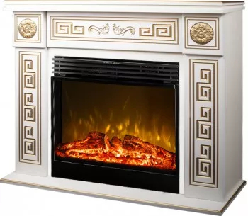 Semineu Electric Versailles Gold Maxi si Mirabella- Art Flame - 1010 x 330 x 1400 mm - 1950W - Display manual - Telecomanda 